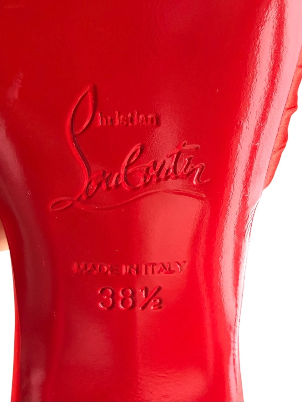 Christian Louboutin Nicol is back 85mm satin heels RETAIL 995 - Picture 9 of 9